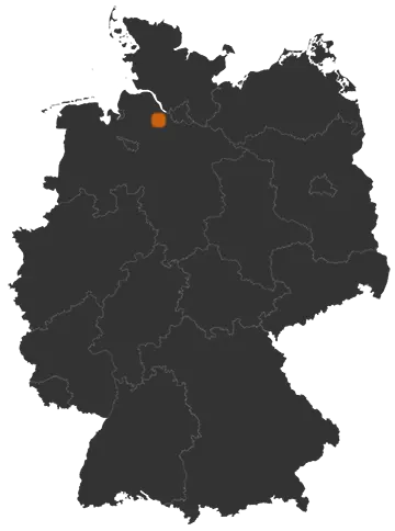 Deutschlandkarte: Wo ist Bargstedt