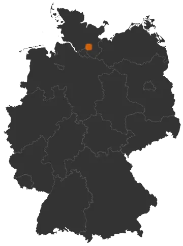 Bargteheide auf der Kreiskarte