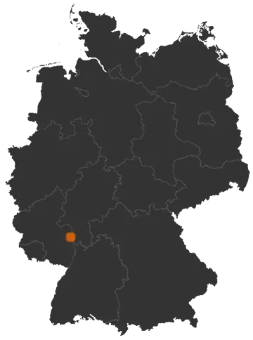 Bechtheim auf der Kreiskarte