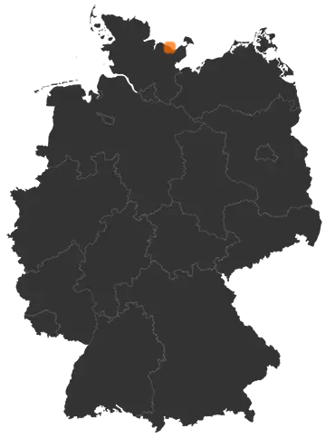 Deutschlandkarte: Wo ist Behrensdorf