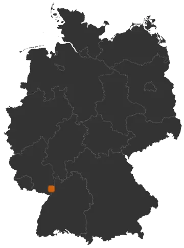 Bellheim auf der Kreiskarte