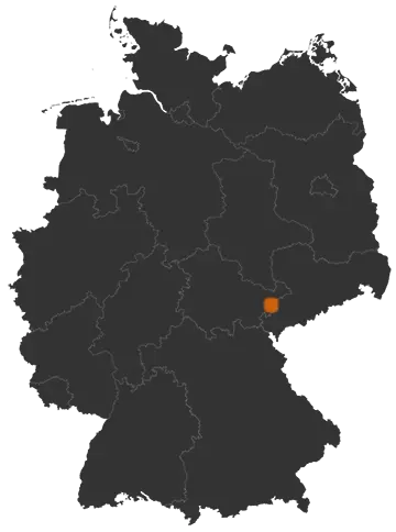 Deutschlandkarte: Wo ist Berga-Wünschendorf