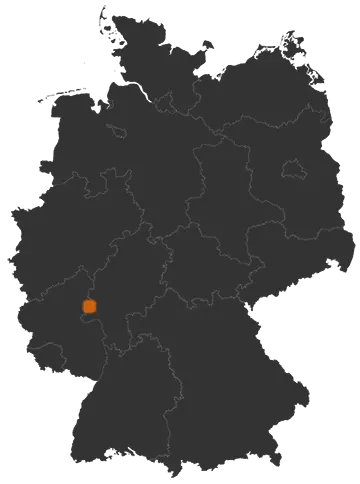 Deutschlandkarte: Wo ist Berghausen
