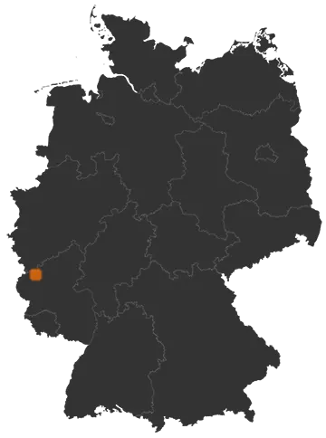 Berndorf auf der Kreiskarte