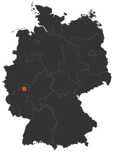 Berod bei Höchstenbach auf der Kreiskarte