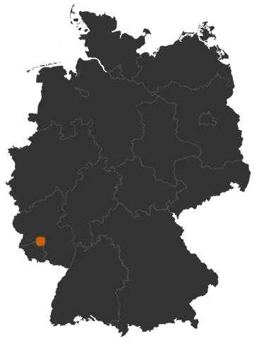 Birkenfeld auf der Kreiskarte