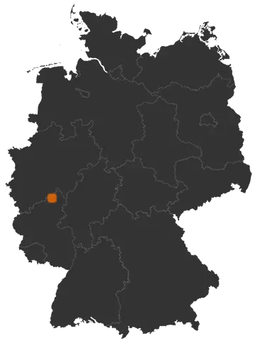 Birnbach auf der Kreiskarte