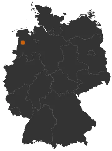 Bockhorst auf der Kreiskarte