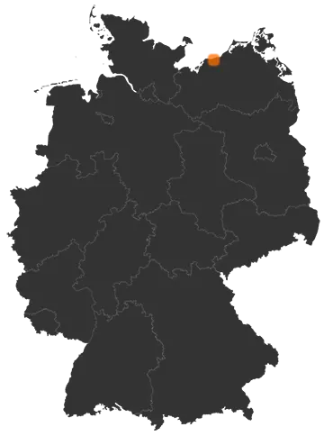 Börgerende-Rethwisch auf der Kreiskarte