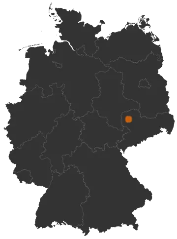 Deutschlandkarte: Wo ist Borsdorf