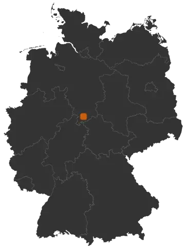 Deutschlandkarte: Wo ist Bovenden