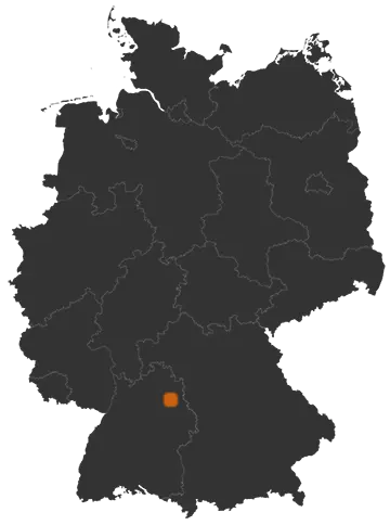Braunsbach auf der Kreiskarte