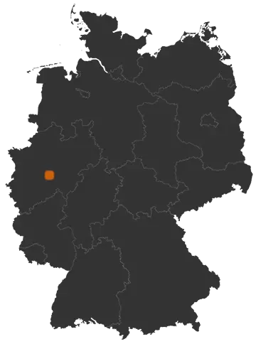 Deutschlandkarte: Wo ist Breckerfeld