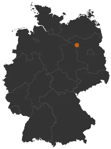 Deutschlandkarte: Wo ist Breddin