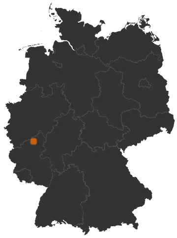 Breitscheid auf der Kreiskarte