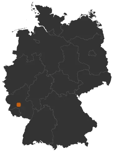 Bruchweiler auf der Kreiskarte