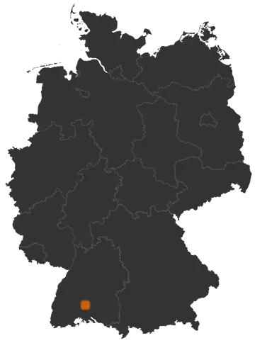 Deutschlandkarte: Wo ist Bubsheim