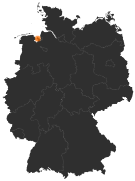 Deutschlandkarte: Wo ist Butjadingen