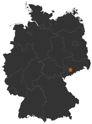 Deutschlandkarte: Wo ist Chemnitz