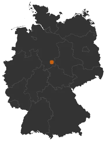 Deutschlandkarte: Wo ist Clausthal-Zellerfeld