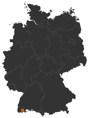Deutschlandkarte: Wo ist Dachsberg