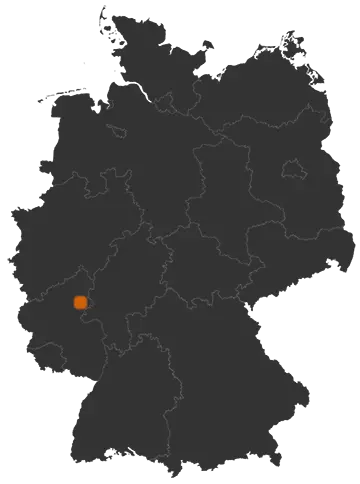 Dausenau auf der Kreiskarte