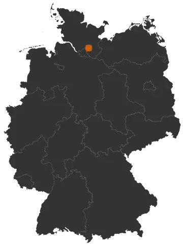 Delingsdorf auf der Kreiskarte