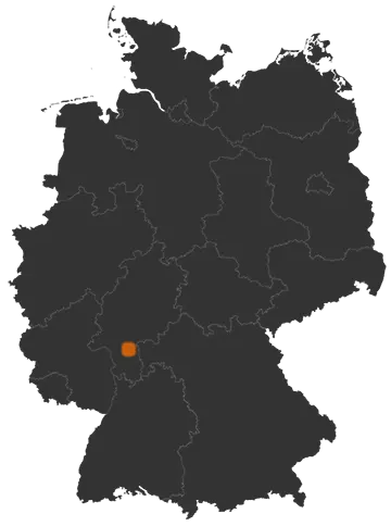 Dietzenbach auf der Kreiskarte