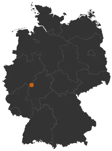 Deutschlandkarte: Wo ist Dietzhölztal