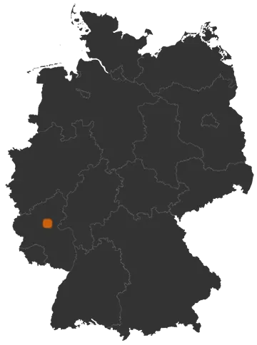 Dommershausen auf der Kreiskarte