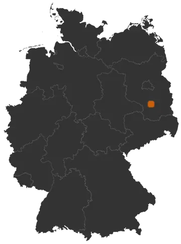 Drahnsdorf auf der Kreiskarte