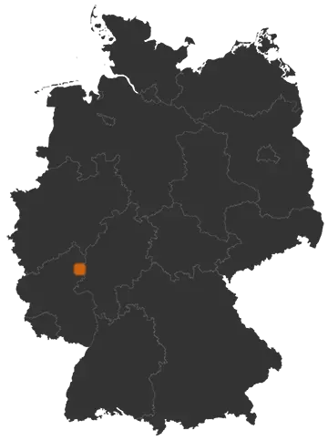 Dreikirchen auf der Kreiskarte