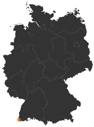 Efringen-Kirchen auf der Kreiskarte