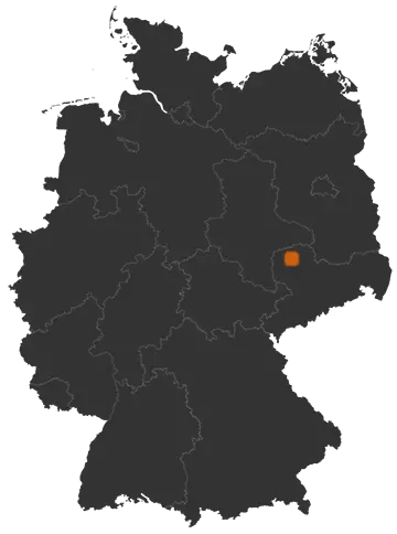 Eilenburg auf der Kreiskarte