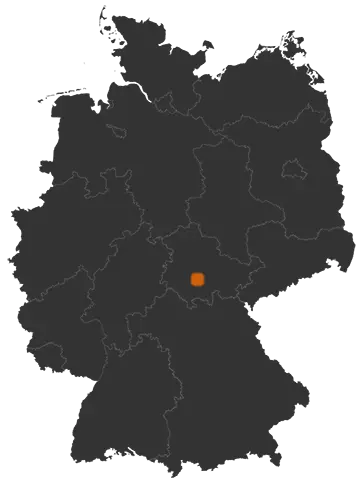 Elgersburg auf der Kreiskarte