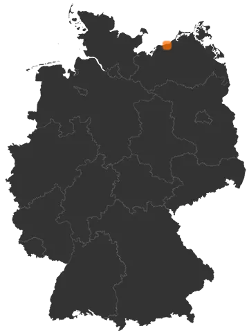 Elmenhorst-Lichtenhagen auf der Kreiskarte