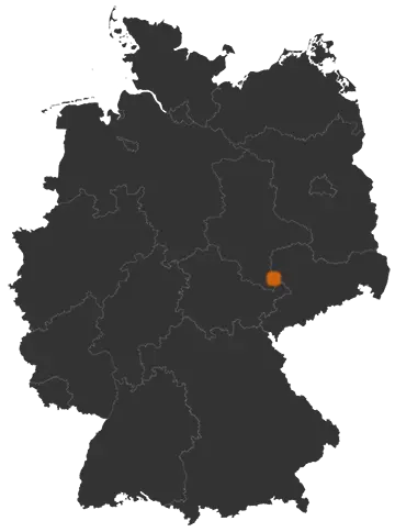 Elstertrebnitz auf der Kreiskarte