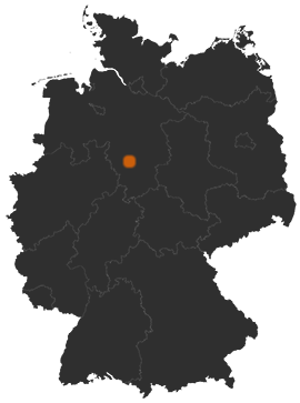 Deutschlandkarte: Wo ist Elze