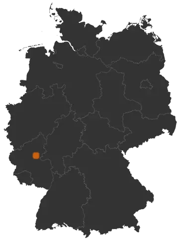 Deutschlandkarte: Wo ist Emmelshausen