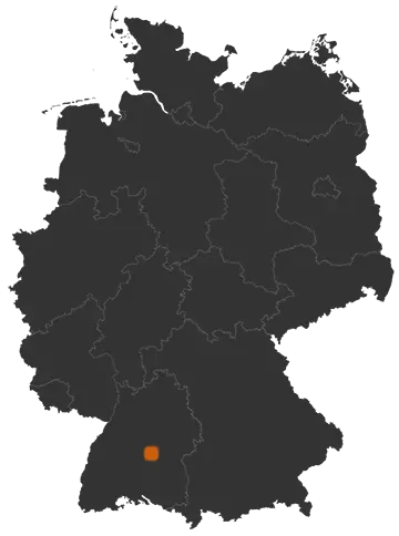 Eningen unter Achalm auf der Kreiskarte