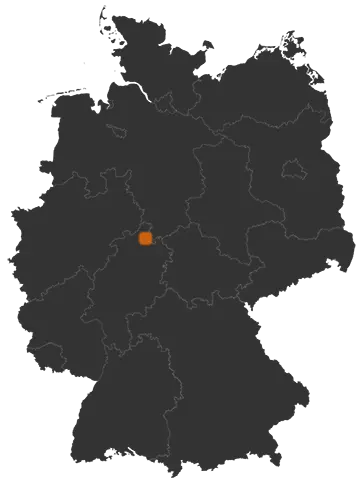 Deutschlandkarte: Wo ist Espenau