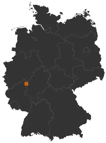 Fehl-Ritzhausen auf der Kreiskarte