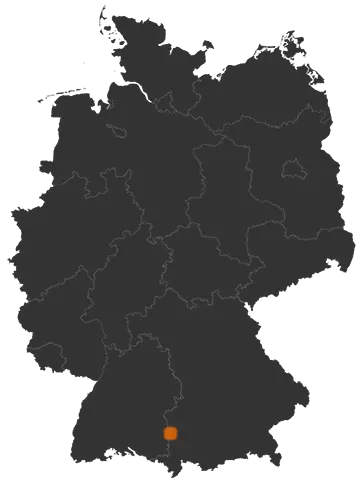 Deutschlandkarte: Wo ist Fellheim