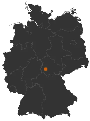 Floh-Seligenthal auf der Kreiskarte