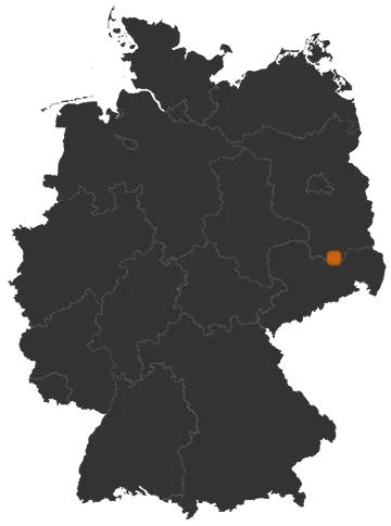 Frauendorf auf der Kreiskarte