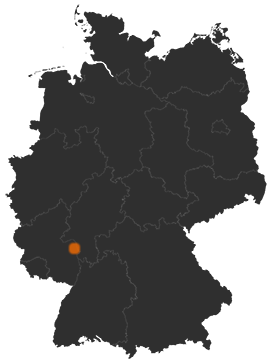 Deutschlandkarte: Wo ist Friesenheim