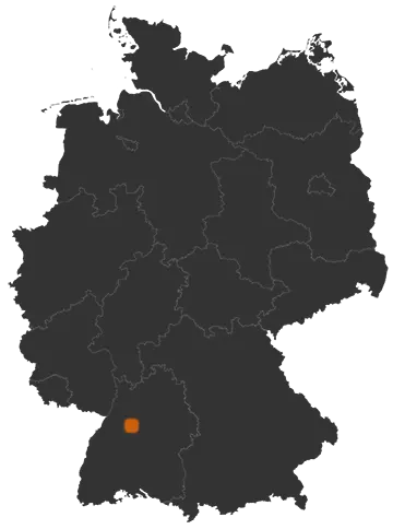 Friolzheim auf der Kreiskarte