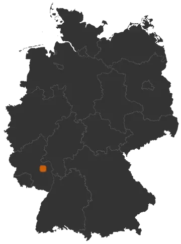 Deutschlandkarte: Wo ist Fürfeld
