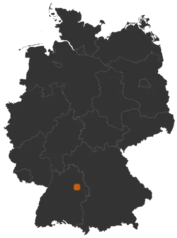 Gaildorf auf der Kreiskarte