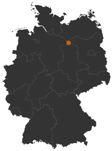 Deutschlandkarte: Wo ist Gartow